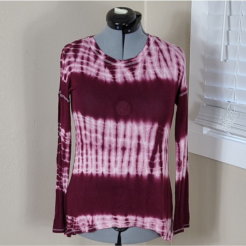 12 PM By Mon Ami Shirt Tie-Dye Long Sleeve